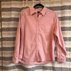 Eddie Bauer Pinkish/Red Button Down Shirt‎ Size XL